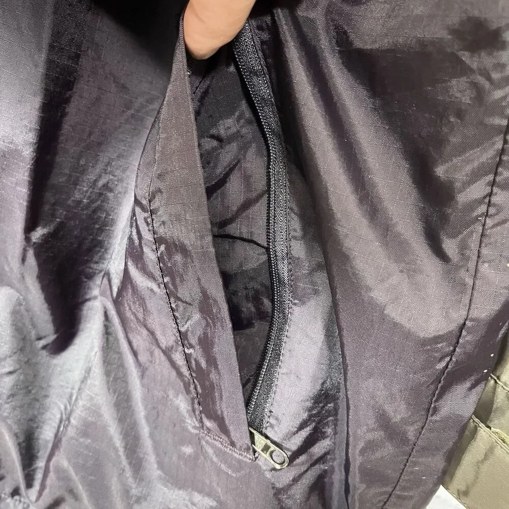 Exofficio Soft Shell Waterproof Guide Jacket Ripstop Snap Hooded Vented XL *READ